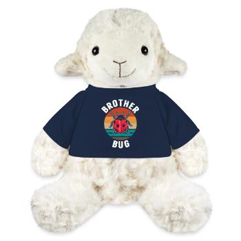Brother Bug Coccinelle rétro - Mouton en peluche Annika MiniFeet® - bleu marine - Devant