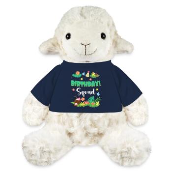 Floral Birthday Squad Tropical Island Party Graphi - MiniFeet® Schaf Annika - French Navy - Vorne