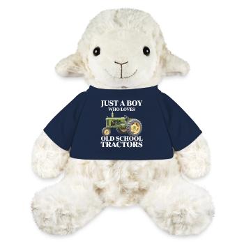 Tracteur Trekker Agriculteur Agriculteur Ferme Tracteur Champ - Mouton en peluche Annika MiniFeet® - bleu marine - Devant