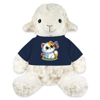 Cute Cat is surprised to see a butterfly - MiniFeet® Sheep Annika - french navy - Front