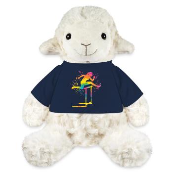 Course de haies Course d’obstacles Courses de haies pour enfants - Mouton en peluche Annika MiniFeet® - bleu marine - Devant