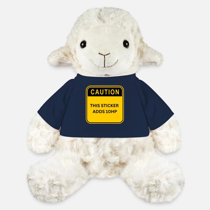 Caution this sticker adds 10 HP schield - MiniFeet® Sheep Annika - french navy