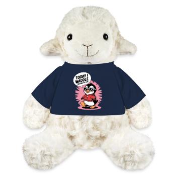 Heute Watschele Ich Durch Mein Leben Mit Stil - MiniFeet® Schaf Annika - French Navy - Vorne