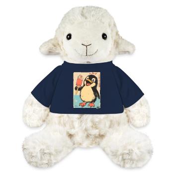 Retro Japan Edo Style Penguin with Cream - MiniFeet® Sheep Annika - french navy - Front