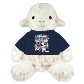 10th Birthday Cat Graffiti - MiniFeet® Sheep Annika - french navy - Front