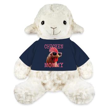 Poulet Maman Poulet Maman Femme du fermier Poules Fête des mères - Mouton en peluche Annika MiniFeet® - bleu marine - Devant