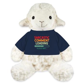 Chargement des commentaires sarcastiques s’il vous plaît attendez Programmeur - Mouton en peluche Annika MiniFeet® - bleu marine - Devant