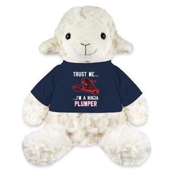 Clé à piston Trust Im A Plumber - Mouton en peluche Annika MiniFeet® - bleu marine - Devant