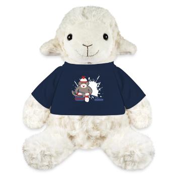 Sock Monkey Curling - MiniFeet® Sheep Annika - french navy - Front