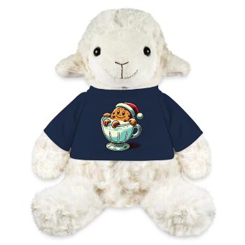 Merry Biscuit Christmas Retro Vintage Style - MiniFeet® Sheep Annika - french navy - Front