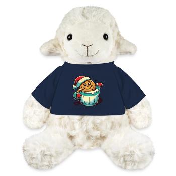 Christmas Retro Vintage Cookie Cup - MiniFeet® Sheep Annika - french navy - Front