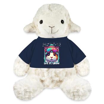 Cochon d’Inde Ski Vacances de ski Hiver Doux - Mouton en peluche Annika MiniFeet® - bleu marine - Devant