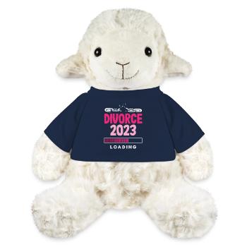 Divorce 2023 Chargement Prêt pour le changement Divorce - Mouton en peluche Annika MiniFeet® - bleu marine - Devant