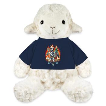 Weihnachtsskelett Lichterkette Weihnachts-Chaos - MiniFeet® Schaf Annika - French Navy - Vorne