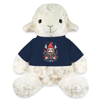 Weihnachtliches Faultier Im Winterwald - MiniFeet® Schaf Annika - French Navy - Vorne
