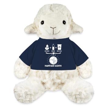 Earth Day Reduce Reuse Recycle Happier Earth - MiniFeet® Sheep Annika - french navy - Front