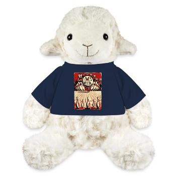 Bowling-Showdown: Bowling Kugel gegen Kegel - MiniFeet® Schaf Annika - French Navy - Vorne