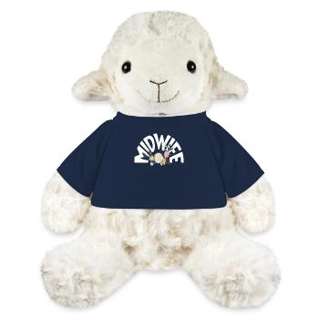 Hebamme Blumenmotiv Eleganz - MiniFeet® Schaf Annika - French Navy - Vorne