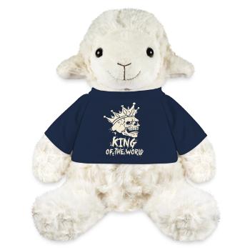 Skull and crossbones with crown King of the World - MiniFeet® Sheep Annika - french navy - Front
