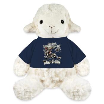 Zebra Lieber durchgeknallt als einer von euch - MiniFeet® Schaf Annika - French Navy - Vorne