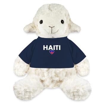 Haïti Drapeau haïtien Haïtien - Mouton en peluche Annika MiniFeet® - bleu marine - Devant