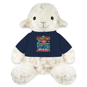 Un professeur d’école primaire, c’est plus qu’un simple résultat d’examen - Mouton en peluche Annika MiniFeet® - bleu marine - Devant