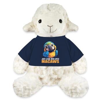 L’ère de l’ara - Mouton en peluche Annika MiniFeet® - bleu marine - Devant