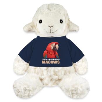 L’ère de l’ara - Mouton en peluche Annika MiniFeet® - bleu marine - Devant