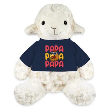 Poulets Papa Père Poule - Mouton en peluche Annika MiniFeet® - bleu marine - Devant