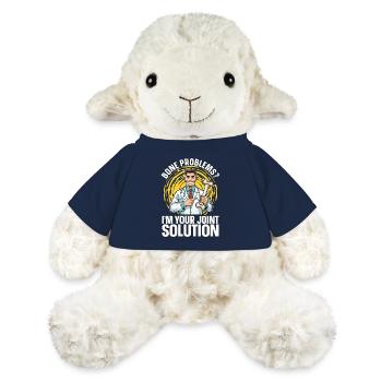 Chirurgien orthopédiste Problèmes osseux Je suis votre médecin - Mouton en peluche Annika MiniFeet® - bleu marine - Devant