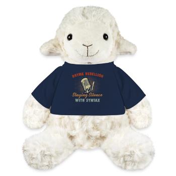 Slam Poésie Comptine Rébellion Poésie Slam - Mouton en peluche Annika MiniFeet® - bleu marine - Devant
