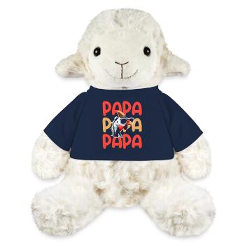 Poules Papa Père Coq Pintade - Mouton en peluche Annika MiniFeet® - bleu marine - Devant