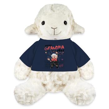 Badass Mamie Depuis 1941 - Vintage 84ème Anniversaire - Mouton en peluche Annika MiniFeet® - bleu marine - Devant
