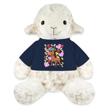 Retro Donkey Kids Child Vintage - MiniFeet® Sheep Annika - french navy - Front