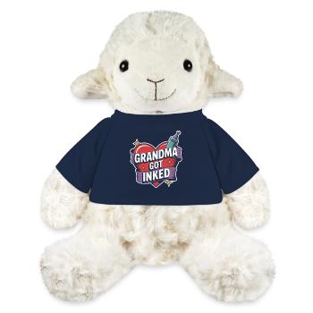 Des personnes âgées tatouées vieillissant fièrement, - Mouton en peluche Annika MiniFeet® - bleu marine - Devant