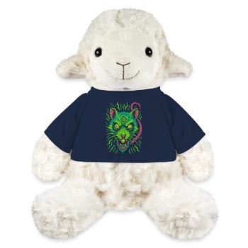 Dreiaugige Neon-Ratte mit Wahnsinnsblick - MiniFeet® Schaf Annika - French Navy - Vorne