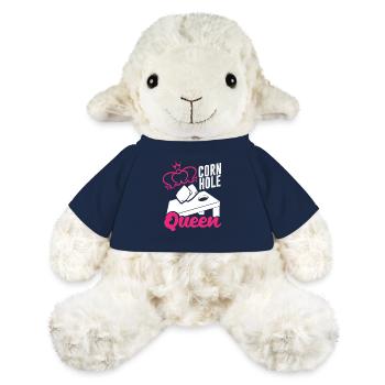 Joueur de Cornhole Queen - Mouton en peluche Annika MiniFeet® - bleu marine - Devant