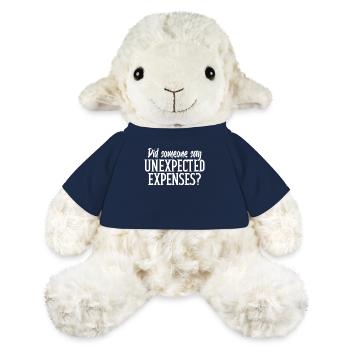 Directeur financier, Conseiller fiscal, Comptable, Analyste fiscal - Mouton en peluche Annika MiniFeet® - bleu marine - Devant