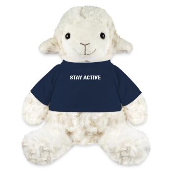Restez actif Conception de fitness motivante Séjour - Mouton en peluche Annika MiniFeet® - bleu marine - Devant