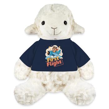 First time flying Travel Memory Sky - MiniFeet® Sheep Annika - french navy - Front