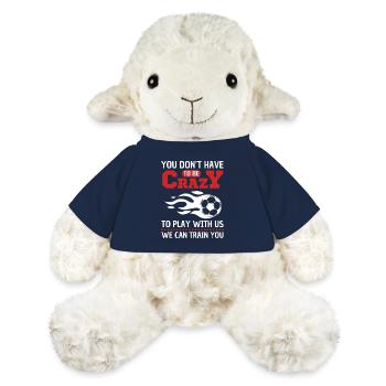 Drôle de football Dicton Football Club - Mouton en peluche Annika MiniFeet® - bleu marine - Devant