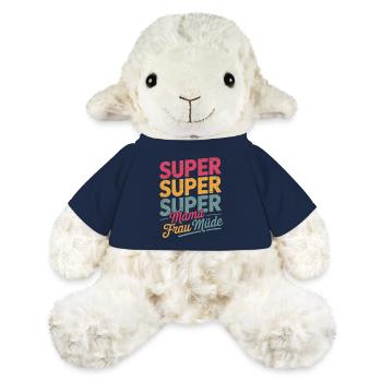 Retro Mother's Day Super Mom Super Woman Super Tired - MiniFeet® Sheep Annika - french navy - Front