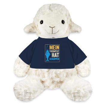 Fishing Therapy Saying - MiniFeet® Sheep Annika - french navy - Front