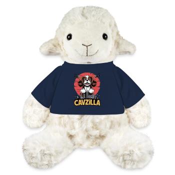 Cavzilla – Fluff avec la puissance mondiale - Mouton en peluche Annika MiniFeet® - bleu marine - Devant