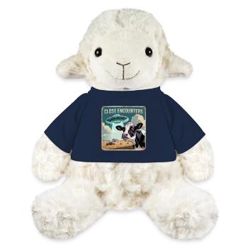 Rencontres rapprochées avec un OVNI et une vache - Mouton en peluche Annika MiniFeet® - bleu marine - Devant