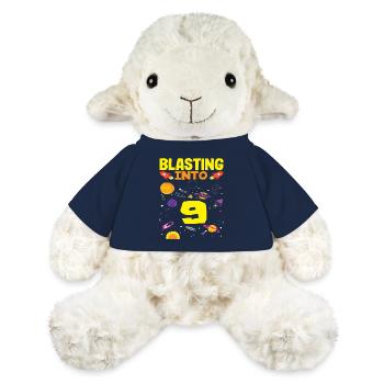 Lancement de la fusée dans la neuvième année - Mouton en peluche Annika MiniFeet® - bleu marine - Devant
