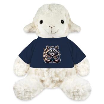 Waschbär Gamer Gaming Nerd - MiniFeet® Schaf Annika - French Navy - Vorne