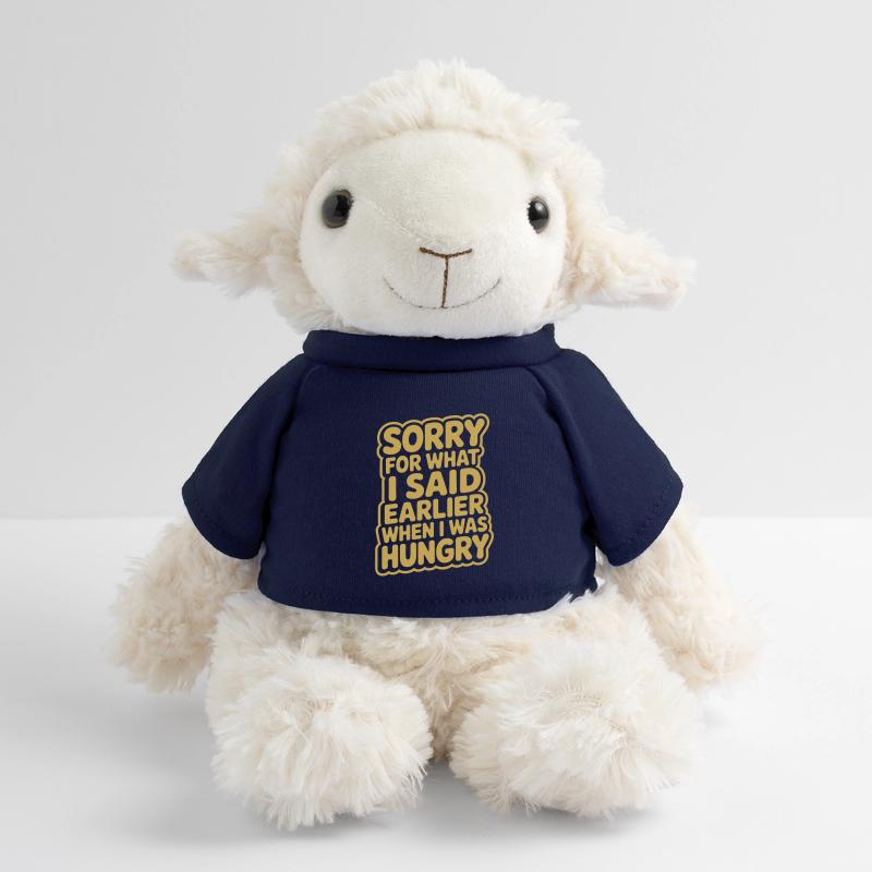 Désolé pour ce que j’ai dit plus tôt quand j’avais faim Mouton en peluche Annika MiniFeet®