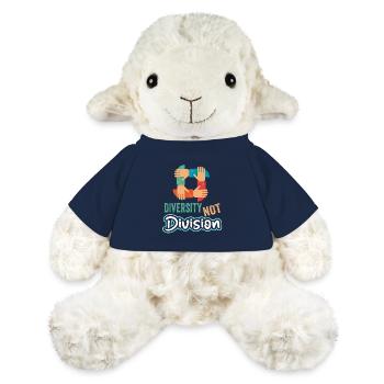 Célébrer la diversité, pas la division, l’unité - Mouton en peluche Annika MiniFeet® - bleu marine - Devant