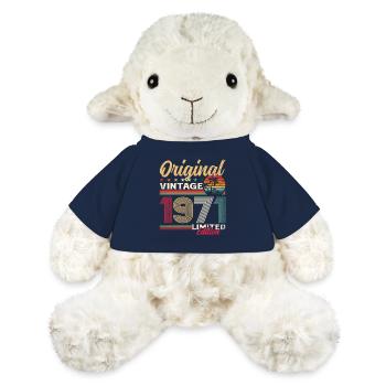 54th Birthday Original Year 1971 - MiniFeet® Sheep Annika - french navy - Front